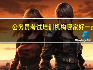 公务员考试培训机构哪家好一点？