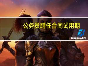 公务员聘任合同试用期