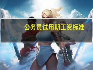 公务员试用期工资标准（试用期工资标准）