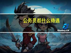 公务员都什么待遇