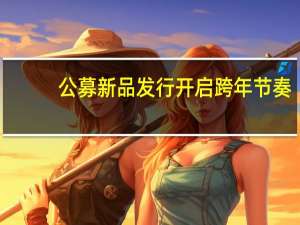 公募新品发行开启跨年节奏