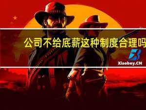 公司不给底薪这种制度合理吗