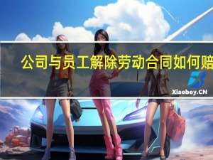 公司与员工解除劳动合同如何赔偿