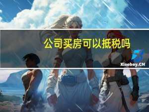 公司买房可以抵税吗