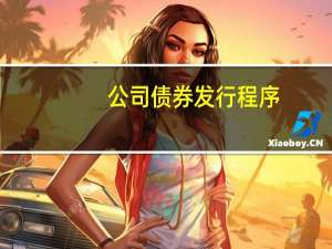 公司债券发行程序