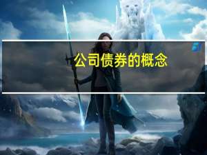 公司债券的概念