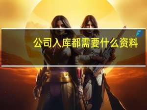 公司入库都需要什么资料