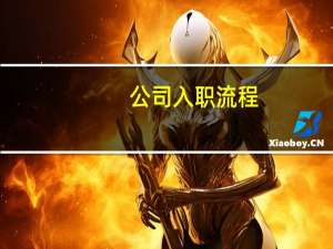 公司入职流程