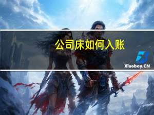 公司床如何入账