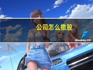 公司怎么撤股