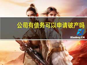 公司有债务可以申请破产吗