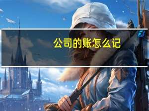 公司的账怎么记