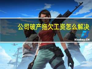 公司破产拖欠工资怎么解决