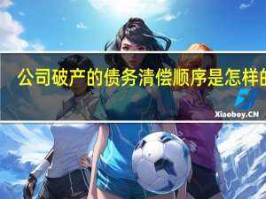 公司破产的债务清偿顺序是怎样的呢
