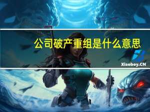 公司破产重组是什么意思（破产重组是什么意思）