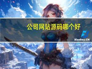 公司网站源码哪个好