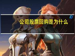 公司股票回购是为什么