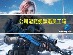 公司能随便辞退员工吗
