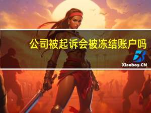 公司被起诉会被冻结账户吗