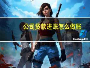 公司贷款进账怎么做账（公司贷款怎么做账）