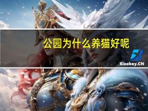 公园为什么养猫好呢