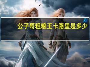 公子哥 粗粮王卡路里是多少