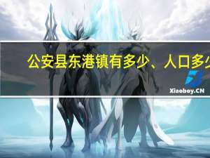 公安县东港镇有多少、人口多少