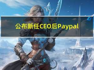 公布新任CEO后Paypal(PYPL.O)盘前涨1.7%