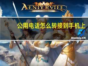 公用电话怎么转接到手机上（电话怎么转接到手机上）
