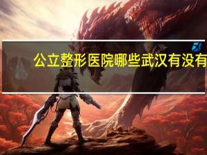 公立整形医院哪些 武汉有没有公立的整形医院啊