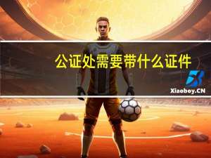 公证处需要带什么证件