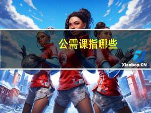 公需课指哪些