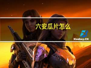 六安瓜片怎么