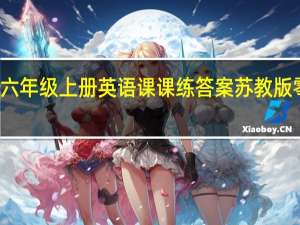 六年级上册英语课课练答案苏教版零五网