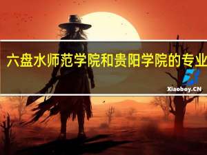 六盘水师范学院和贵阳学院的专业对比
