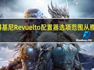 兰博基尼Revuelto配置器选项范围从雅致到俗气