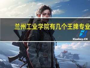 兰州工业学院有几个王牌专业