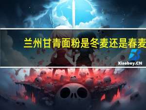 兰州甘青面粉是冬麦还是春麦