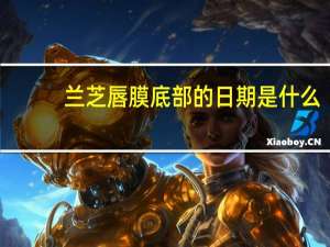 兰芝唇膜底部的日期是什么