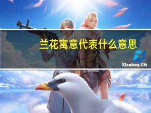 兰花寓意代表什么意思