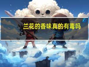 兰花的香味真的有毒吗