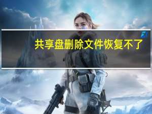 共享盘删除文件恢复不了（共享盘删除文件恢复）