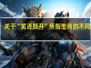 关于“笑逐颜开”所指生肖的不同观点