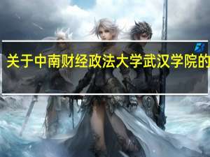 关于中南财经政法大学武汉学院的问题