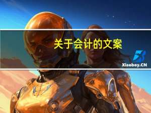 关于会计的文案
