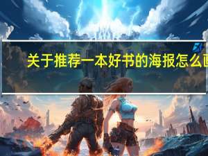关于推荐一本好书的海报怎么画