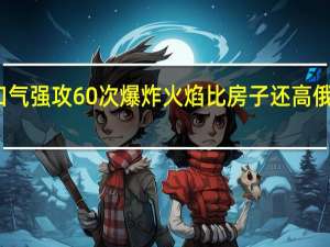 关键一战杀打疯了俄军一口气强攻60次爆炸火焰比房子还高 俄扫雷车开始发威泽连斯基想撤军