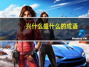 兴什么盛什么的成语