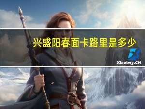 兴盛阳春面卡路里是多少