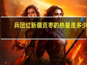 兵团红 新疆贡枣的热量是多少